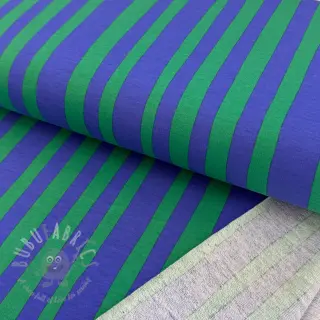 Dresówka Stripes by JENNIFER BOURON blue green ORGANIC