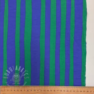 Dresówka Stripes by JENNIFER BOURON blue green ORGANIC