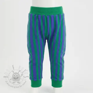 Dresówka Stripes by JENNIFER BOURON blue green ORGANIC