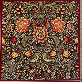 Tkanina dekoracyjna GOBELIN premium Graceful art craft black PANEL