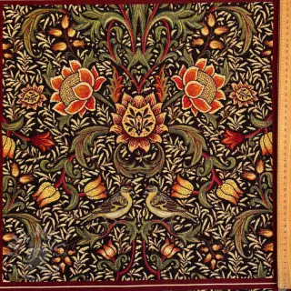 Tkanina dekoracyjna GOBELIN premium Graceful art craft black PANEL