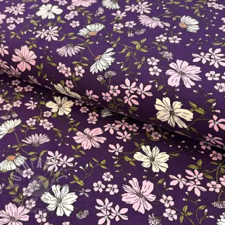Jersey Flowers purple