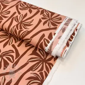 Wiskoza RADIANCE Palmtrees peach