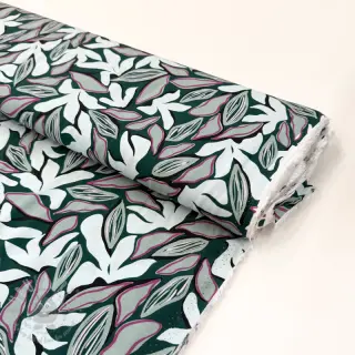 Wiskoza RADIANCE Abstract design dark green