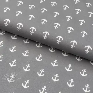 Bawełniana tkanina Anchors grey