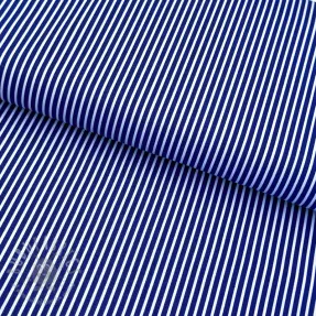 Bawełniana tkanina Stripes cobalt