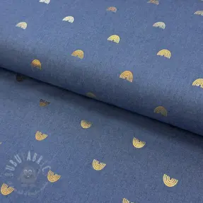 JEANS FOIL Rainbow indigo blue