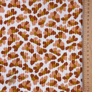 Sztruks WASHED Flower white