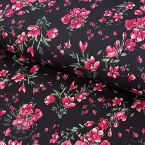Tkaniny wieczorowe i damskie SOFT SKIN black