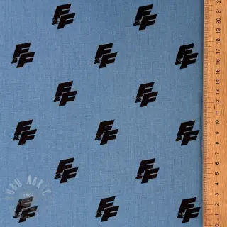 Bawełniana tkanina Fast and Furious blue shadow