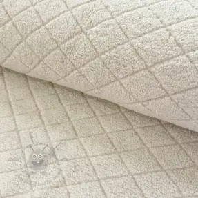 Tkanina płaszczowa TEDDY Diamond beige