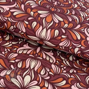 Tkanina dekoracyjna Boho rosewood