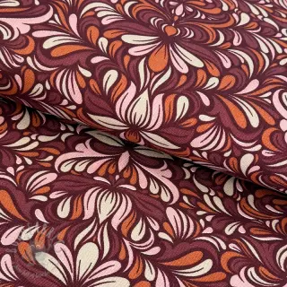 Tkanina dekoracyjna Boho rosewood