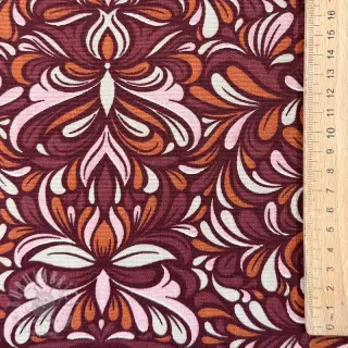 Tkanina dekoracyjna Boho rosewood
