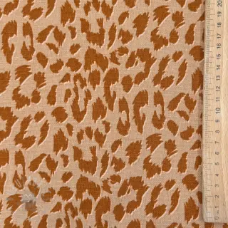 Len z wiskozą WASHED Animal skin sand