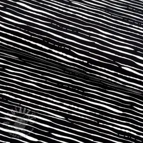 Jersey Stripes black ORGANIC