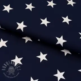 Bawełniana tkanina Stars navy