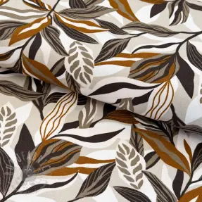 Tkanina dekoracyjna Leaves taupe