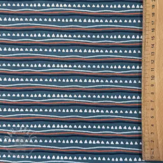 Bawełniana tkanina Construction vehicles blue shadow ORGANIC