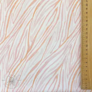 Jersey Animal skin white powder digital print