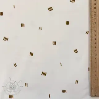 Dresówka drapana SOFT Stripes ecru