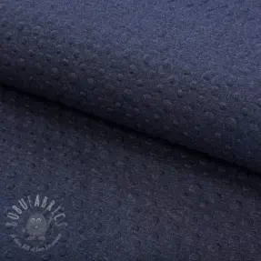 Dresówka Embossed indigo melange
