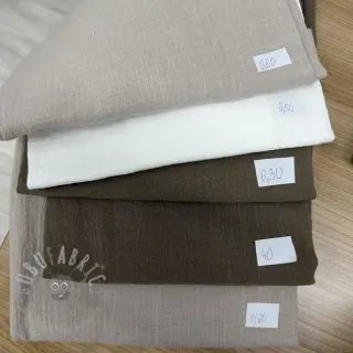 Pakiet tkanin bawełna WASHED SLUB 007