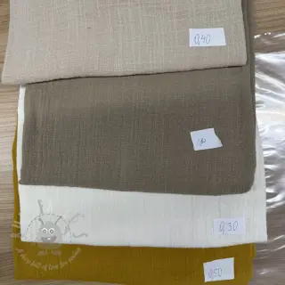 Pakiet tkanin bawełna WASHED SLUB 008