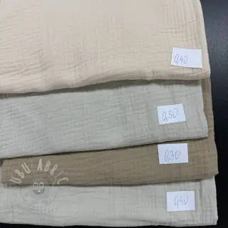 Pakiet tkanin double gauze 2384