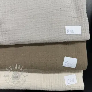 Pakiet tkanin double gauze 2395