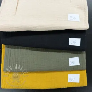 Pakiet tkanin double gauze 2397