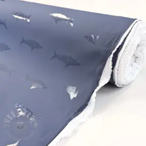 Tkanina przeciwdeszczowa Shark navy