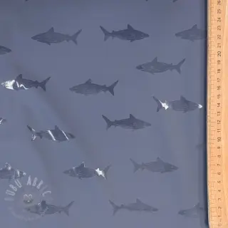 Tkanina przeciwdeszczowa Shark navy