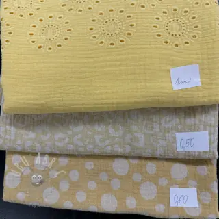 Pakiet tkanin double gauze 2446