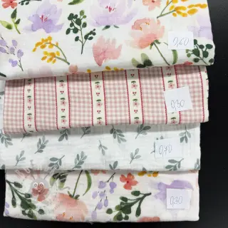 Pakiet tkanin double gauze 2449