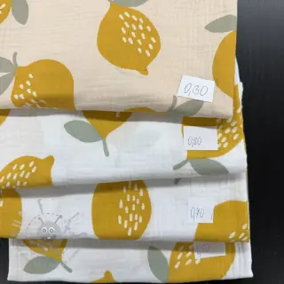Pakiet tkanin double gauze 2460
