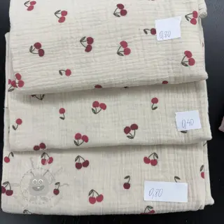 Pakiet tkanin double gauze 2466