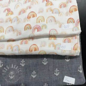 Pakiet tkanin double gauze 2472