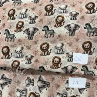 Pakiet tkanin double gauze 2478