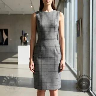 Scottish Check grey black