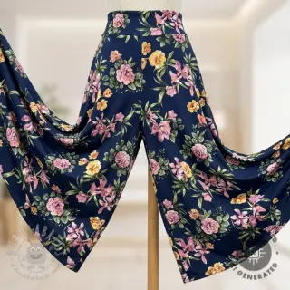 Tkaniny wieczorowe i damskie SOFT SKIN navy