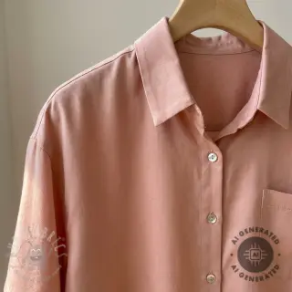 TENCEL z lnem old salmon