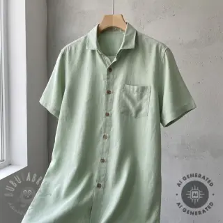 TENCEL z lnem mint