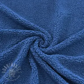 Tkanina płaszczowa TEDDY cobalt