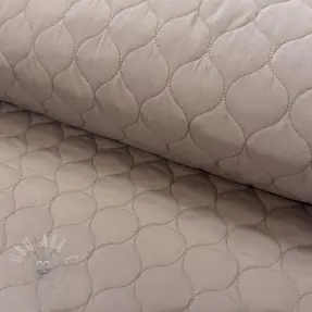 Pikowana tkanina Round taupe