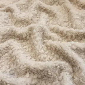 Tkanina płaszczowa TEDDY BOUCLÉ beige
