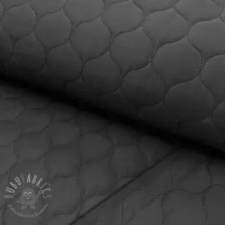 Pikowana tkanina Round black