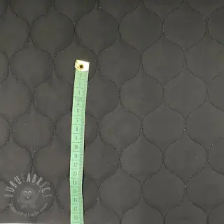 Pikowana tkanina Round black