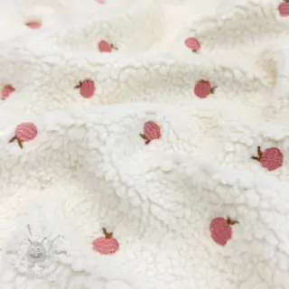 Tkanina płaszczowa TEDDY JACQUARD EMBROIDERY Patches