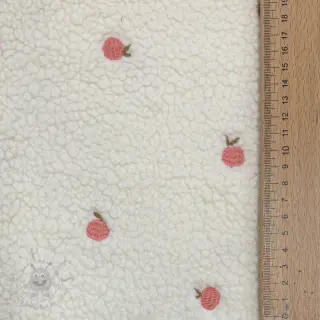 Tkanina płaszczowa TEDDY JACQUARD EMBROIDERY Patches